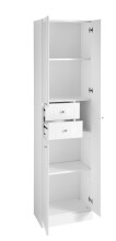 Hochschrank >Quickset 955< (BxHxT: 50x188,5x33 cm) in Weiß Hochglanz