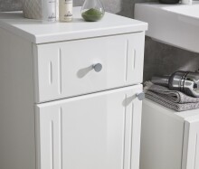 Unterschrank >Quickset 955< (BxHxT: 32,5x85,4x33 cm) in Weiß hochglanz