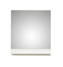 Wandspiegel >Quickset 337< (BxHxT: 60x68x13 cm) in Weiß Glanz - 60x68x13 (BxHxT)