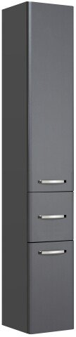 Hochschrank >Quickset 327< (BxHxT: 30x185,5x33 cm) in Anthrazit Hochglanz