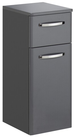 Unterschrank >Quickset 327< (BxHxT: 30x72x33 cm) in Anthrazit Hochglanz