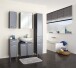 Unterschrank >Quickset 327< (BxHxT: 30x72x33 cm) in Anthrazit Hochglanz