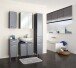Unterschrank >Quickset 327< (BxHxT: 30x72x33 cm) in Anthrazit Hochglanz