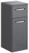 Unterschrank >Quickset 327< (BxHxT: 30x72x33 cm) in Anthrazit Hochglanz
