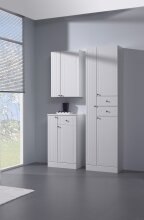 Wandhängeschrank >Quickset 955< (BxHxT: 50x75x20 cm) in Weiß hochglanz