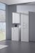 Wandhängeschrank >Quickset 955< (BxHxT: 50x75x20 cm) in Weiß hochglanz