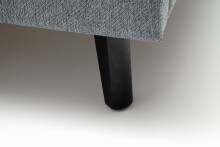 Polsterbett >Frieda< (LxB: 200x180 cm) in Ocean aus Stoff - 200x180cm (LxB)