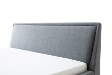 Polsterbett >Frieda< (LxB: 200x180 cm) in Ocean aus Stoff - 200x180cm (LxB)