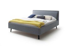 Polsterbett >Frieda< (LxB: 200x180 cm) in Ocean aus...