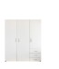 Kleiderschrank >Harry< ((BxHxT) 150x176x52 cm) in Weiß - 150x176x52cm (BxHxT)
