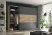 Kleiderschrank >Briga< in Artisan Eiche / Graphit - 270x210x54cm (BxHxT)