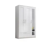 Kleiderschrank >Salias< in Weiß -...