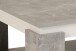 Couchtisch >TIM II< in beton/weiß aus Holzwerkstoff - 90x40x60cm (BxHxT)