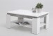 Couchtisch >TIM II< in weiß/Beton-Optik aus Holzwerkstoff - 90x40x60cm (BxHxT)