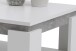 Couchtisch >TIM II< in weiß/Beton-Optik aus Holzwerkstoff - 90x40x60cm (BxHxT)