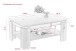 Couchtisch >TIM II< in Eiche/weiß aus Holzwerkstoff - 90x40x60cm (BxHxT)