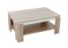 Couchtisch >TIM II< in Eiche/weiß aus Holzwerkstoff - 90x40x60cm (BxHxT)