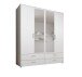 Kleiderschrank >Spazio< in Weiß - 183,1x198,6x48cm (BxHxT)