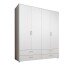 Kleiderschrank >Spazio< in Weiß - 183,1x198,6x48cm (BxHxT)