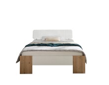 Bett >Lino< in Artisan Eiche / Weiß - 145x81x214cm (BxHxT)