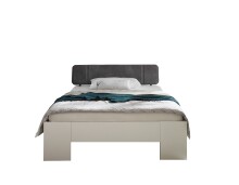 Bett >Lino< in Weiß - 145x81x214cm (BxHxT)