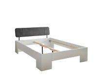 Bett >Lino< in Weiß - 145x81x214cm (BxHxT)