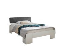 Bett >Lino< in Weiß - 145x81x214cm (BxHxT)