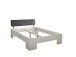 Bett >Lino< in Weiß - 145x81x214cm (BxHxT)
