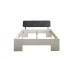Bett >Lino< in Weiß - 145x81x214cm (BxHxT)