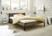 Bett >Marseille< in Old Style Dunkel - 146,4x73,4x215,6cm (BxHxT)