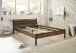 Bett >Marseille< in Old Style Dunkel - 146,4x73,4x215,6cm (BxHxT)