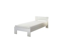 Bett >Cannes< in Weiß - 95x71x204cm (BxHxT)