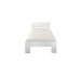 Bett >Cannes< in Weiß - 95x71x204cm (BxHxT)