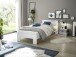 Bett >Cannes< in Weiß - 95x71x204cm (BxHxT)