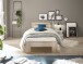 Bett >Cannes< in Eiche Sonoma - 95x71x204cm (BxHxT)
