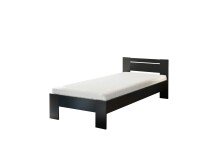 Bett >Cannes< in Schwarz - 95x71x204cm (BxHxT)