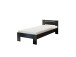 Bett >Cannes< in Schwarz - 95x71x204cm (BxHxT)