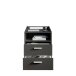 Nachtkommode >Lumo< in Graphit - 46x67x42cm (BxHxT)