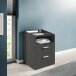 Nachtkommode >Lumo< in Graphit - 46x67x42cm (BxHxT)