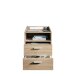 Nachtkommode >Lumo< in Sonoma Eiche - 46x67x42cm (BxHxT)