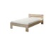 Bett >Cannes< in Eiche Sonoma - 125x71x204cm (BxHxT)