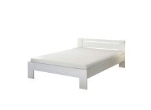 Bett >Cannes< in Weiß - 145x71x204cm (BxHxT)