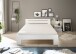 Bett >Cannes< in Weiß - 145x71x204cm (BxHxT)