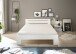 Bett >Cannes< in Weiß - 145x71x204cm (BxHxT)