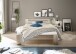 Bett >Cannes< in Eiche San Remo hell - 145x71x204cm (BxHxT)