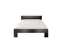 Bett >Cannes< in Schwarz - 145x71x204cm (BxHxT)