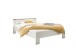 Bett >Nizza< in Weiß - 145x73x213cm (BxHxT)