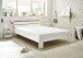 Bett >Nizza< in Weiß - 145x73x213cm (BxHxT)