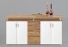 Highboard >Lyndy< in Wildeiche Nachbildung - 178x90x38cm (BxHxT)