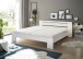 Bett >Cannes< in Weiß - 185x71x204cm (BxHxT)
